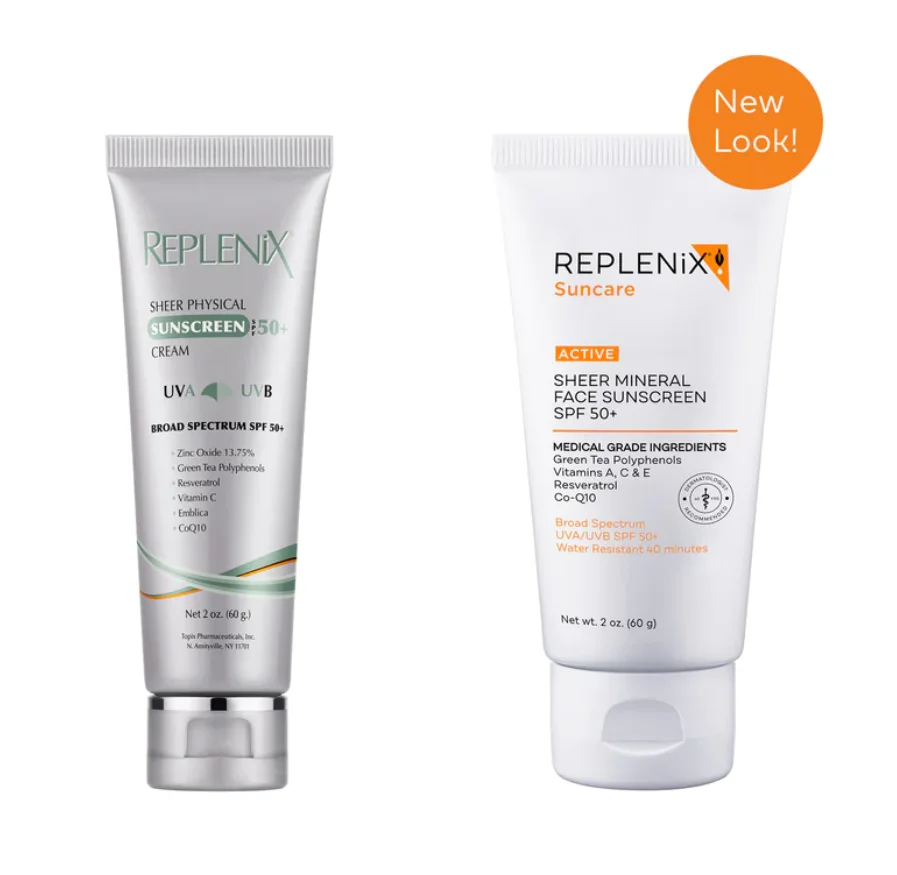 Replenix Sheer Physical Sunscreen Cream SPF 50