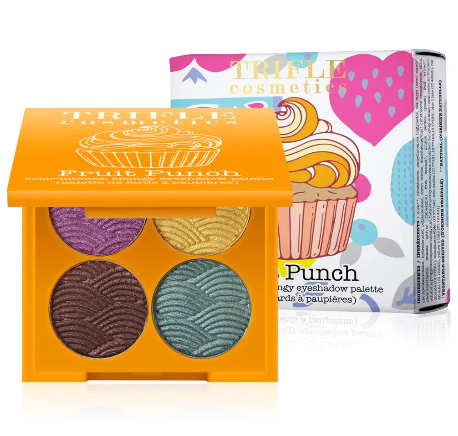 Trifle Cosmetics Fruit Punch Color Intense Spongy Eyeshadow Palette