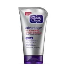 Clean & Clear Advantage Oil Absorbing Cream Cleanser Oil Free