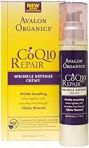 Avalon Organics CoQ10 Repair Wrinkle Defense Creme Broad Spectrum SPF 15