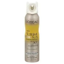 Xịt chống nắng L'Oreal Paris Sublime Sun Advanced Sunscreen Crystal Clear Mist SPF 50