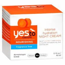 Yes to Carrots Fragrance Free Intense Hydration Cream