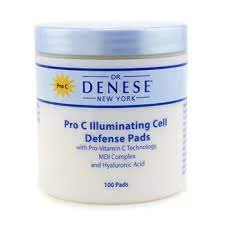 Đặc trị cho da mụn Dr. Denese New York Pro C Illuminating Cell Defense Pads