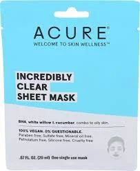 Mặt nạ Acure Incredibly Clear Sheet Mask