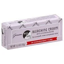 Black and White Bleaching Cream with Hydroquinone