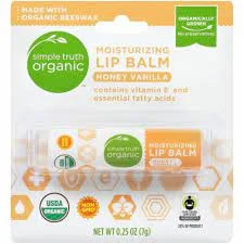Son dưỡng vani mật ong Simple Truth Organic Moisturizing Lip Balm Honey Vanilla