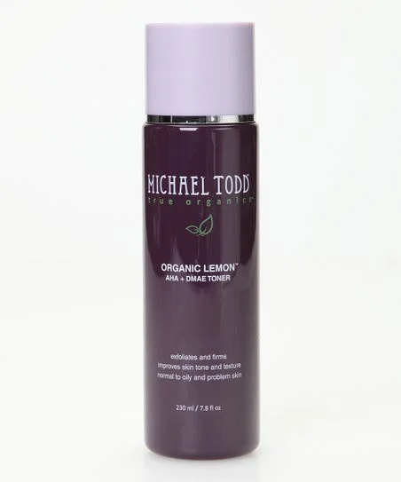 Nước hoa hồng Michael Todd Organic Lemon AHA DMAE Toner