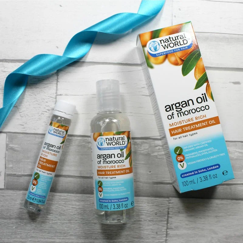 Natural World Argan Oil Of Morocco Hair Treatment