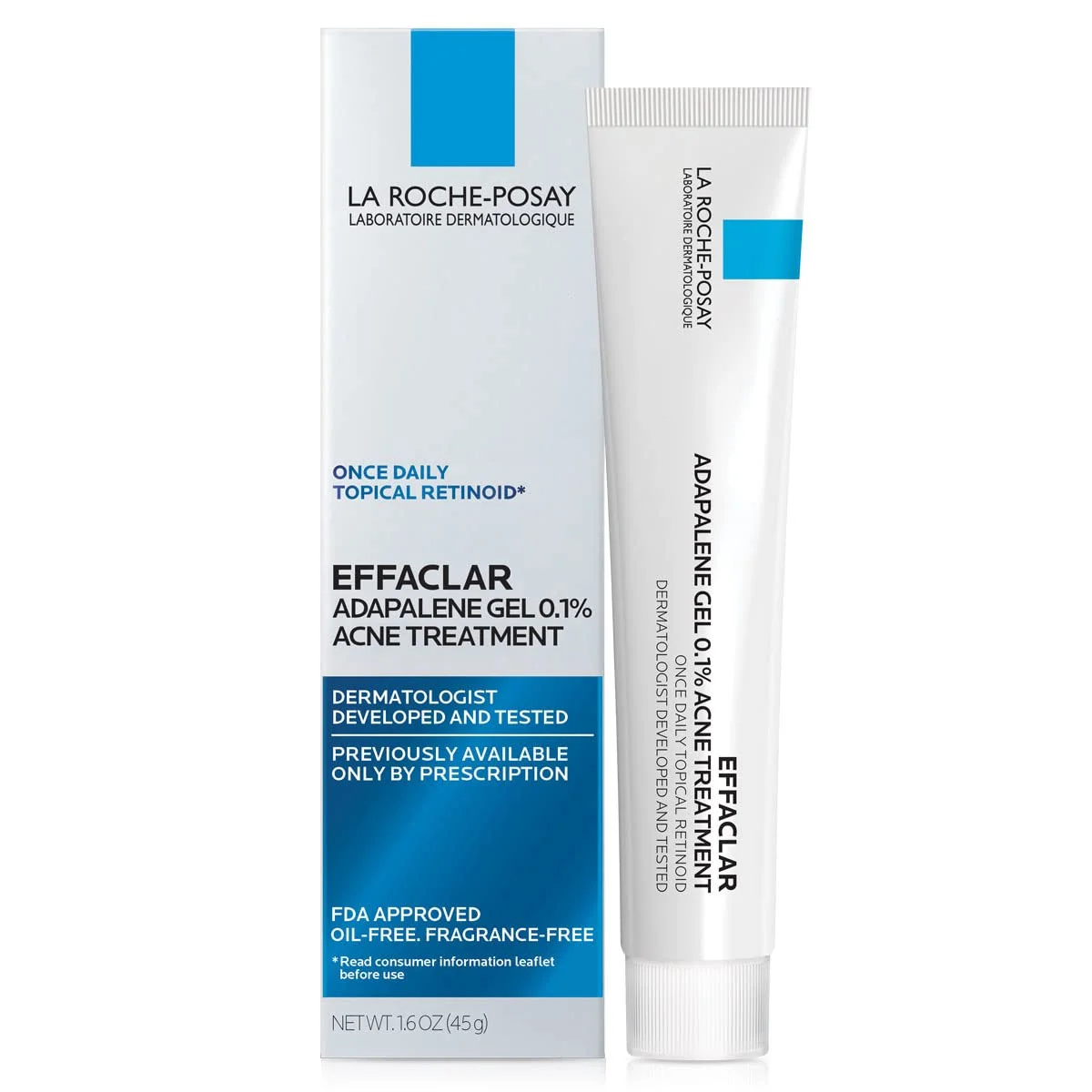 La Roche-Posay Effaclar Adapalene Gel 01% Acne Treatment