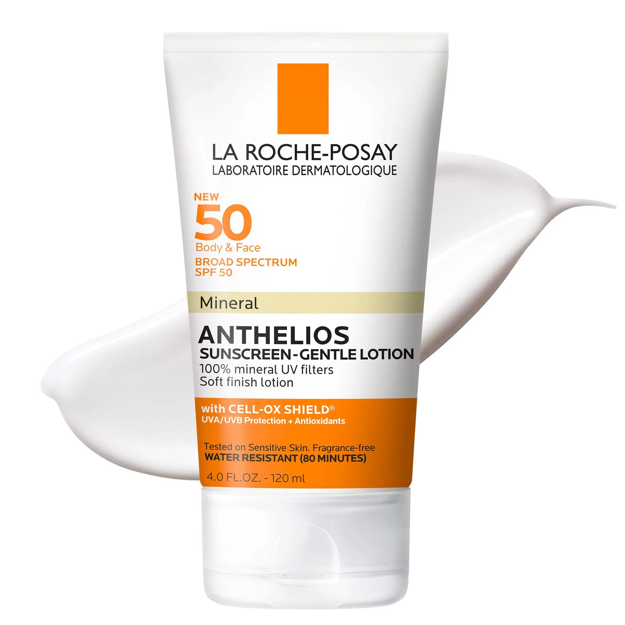La Roche-Posay Anthelios Body and Face Gentle Lotion Mineral Sunscreen SPF 50