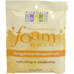 Sữa tắm Aura Cacia Refreshing Aromatherapy Foam Bath Thangerine & Grapefruit