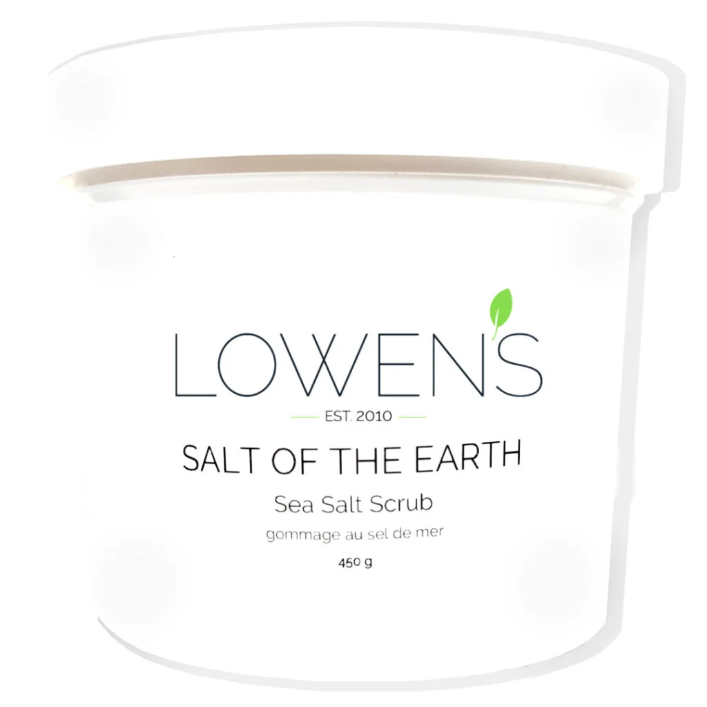 Tẩy tế bào chết Lowen's Natural Skin Care Salt of the Earth Sea Salt Scrub