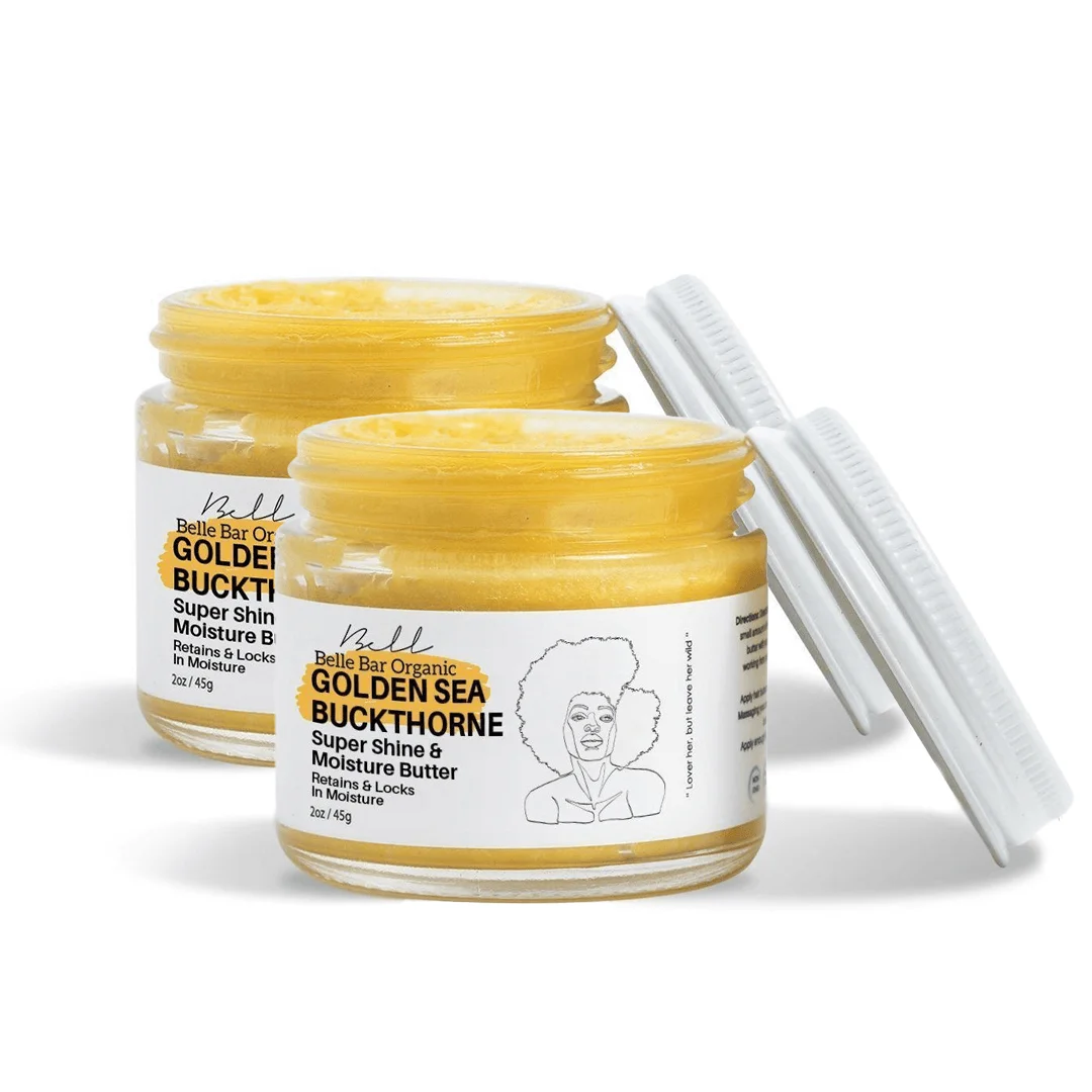 Belle Bar Organics Shine & Moisture Hair Butter Golden Sea Buckthorne