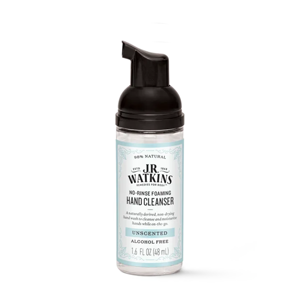 Nước rửa tay tạo bọt J.R. Watkins No Rinse Foaming Hand Cleanser Unscented