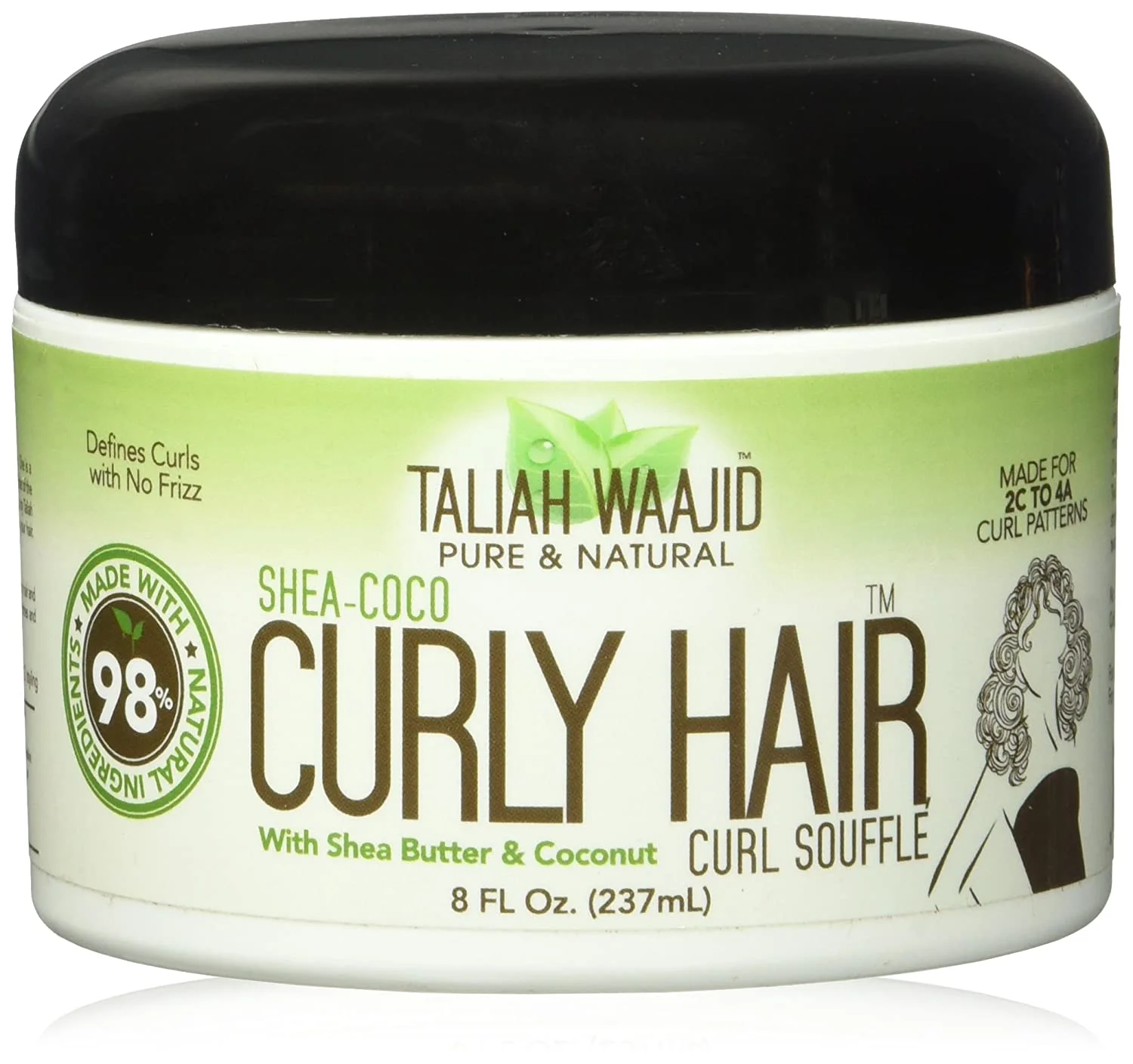 Tạo kiểu tóc Taliah Waajid Pure & Natural Curly Hair Curl Souffle Shea Coco