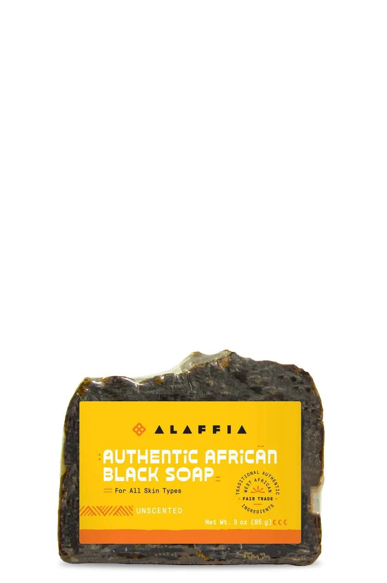 Alaffia Authentic African Black Soap Unscented