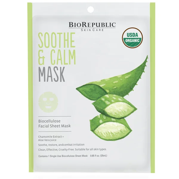 Biorepublic Soothe & Calm Biocellulose Facial Sheet Mask
