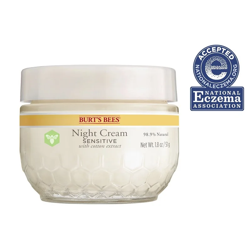 Burt's Bees Sensitive Night Cream With Cotton Extract