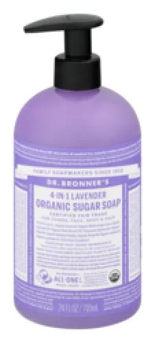 Xà phòng lỏng hữu cơ Dr. Bronner's Magic Organic Fair Trade Shikakai Soap Lavender