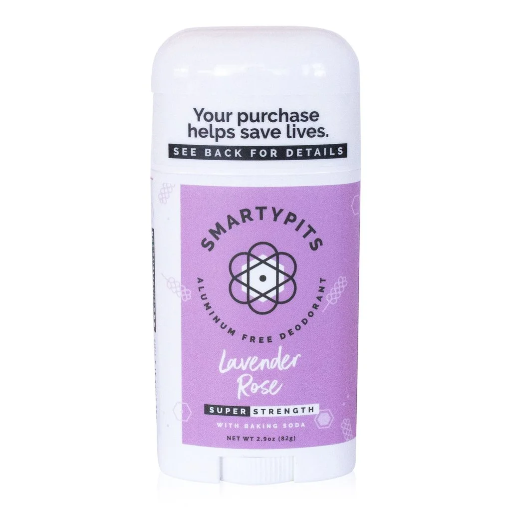 Smartypits Aluminum Free Deodorant Super Strength Lavender Rose