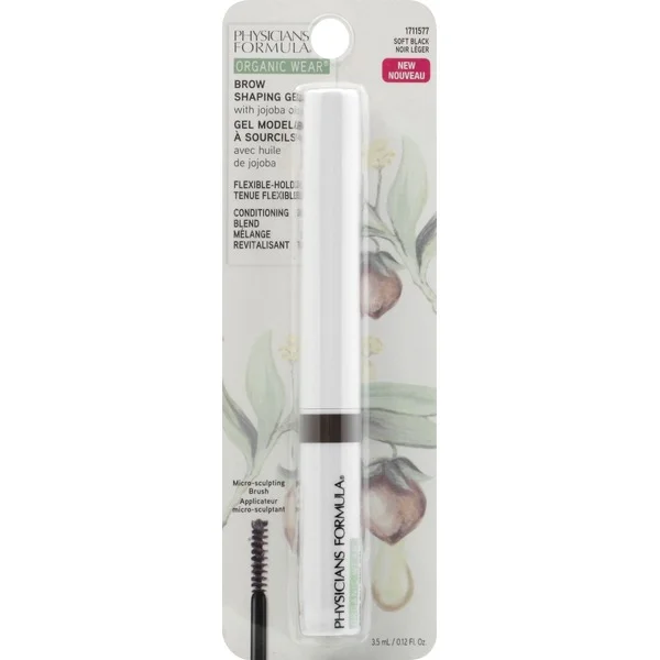Physicians Formula Organic Wear Brow Shaping Gel 1711577 Soft Black