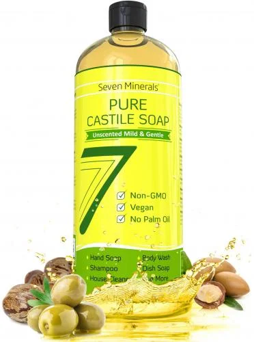 Sữa tắm gội toàn thân Seven Minerals Pure Castile Soap Unscented