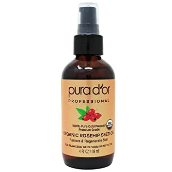 Pura D'or Organic Rosehip Seed Oil