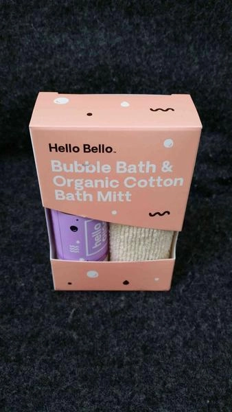 Sữa tắm Hello Bello Bubble Bath & Organic Cotton Bath Mitt