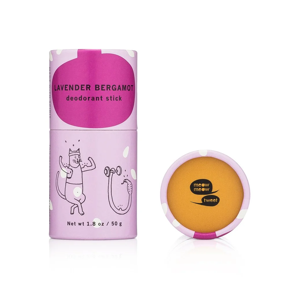 Meow Meow Tweet Deodorant Stick Lavender Bergamot