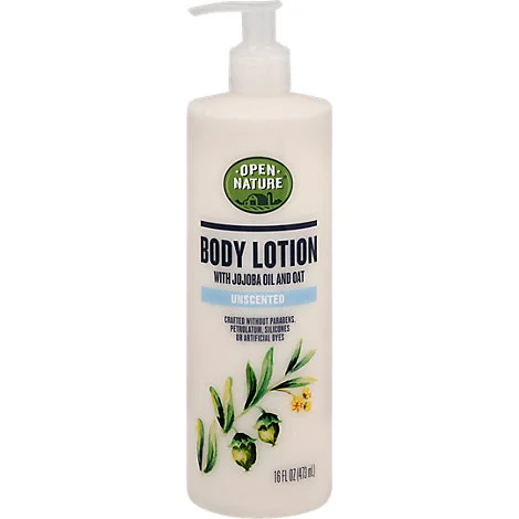 Open Nature Body Lotion With Jojoba Oil and Oat Unscented