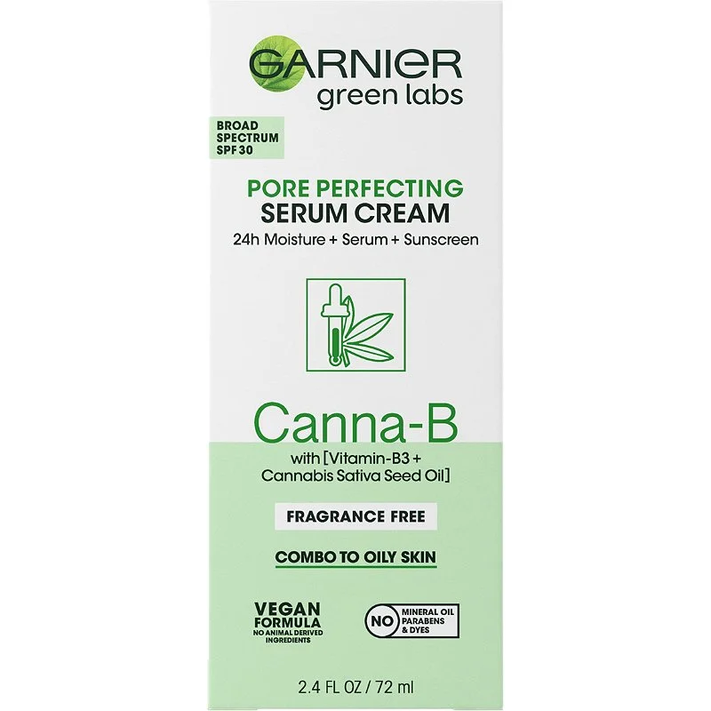 Garnier Green Labs Canna B Pore Perfecting Serum Cream Fragrance