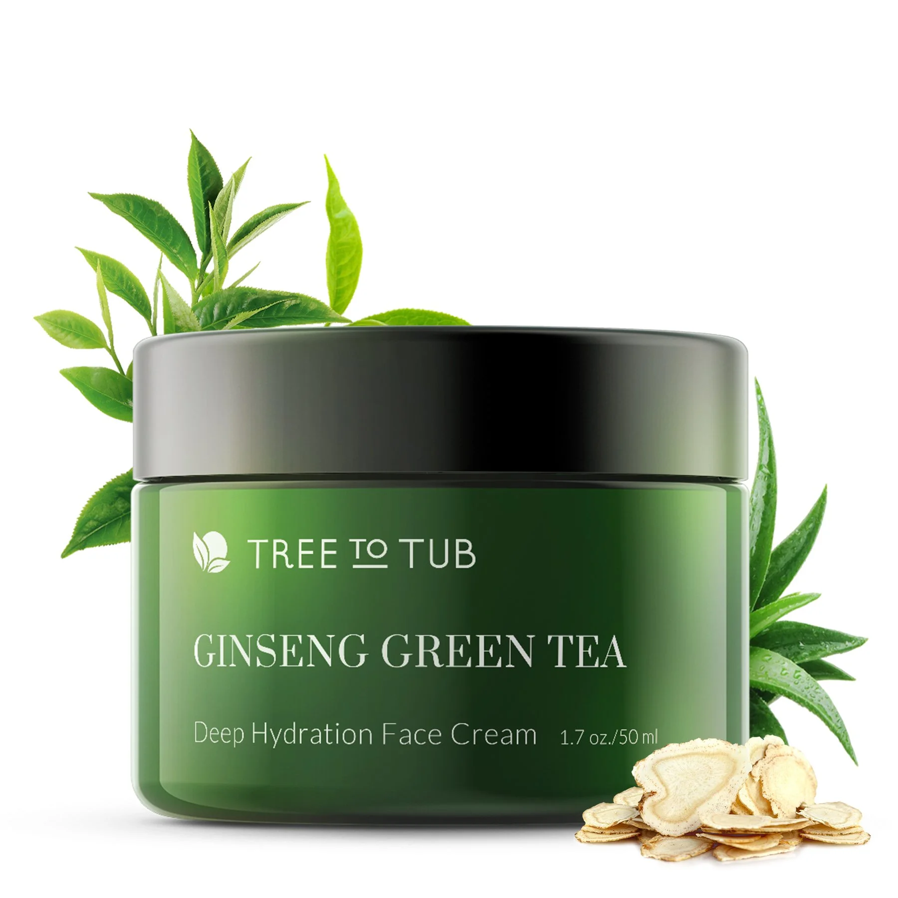 Tree to Tub Ginseng Green Tea Deep Hydration Face Cream