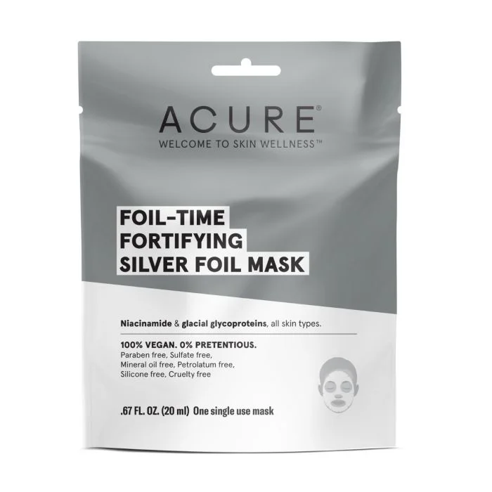 Acure Foil Time Fortifying Silver Foil Mask