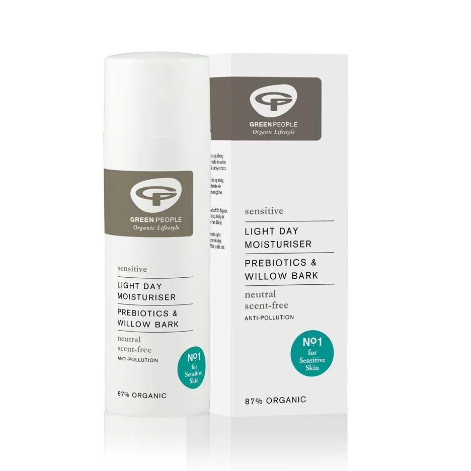 Green People Scent Free Light Day Moisturiser Prebiotics & Willow Bark
