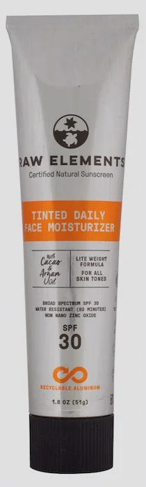 Kem dưỡng chống nắng Raw Elements Tinted Daily Face Moisturizer SPF 30