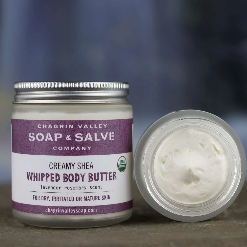 Chagrin Valley Soap & Salve Company Whipped Body Cream Lavender Rosemary