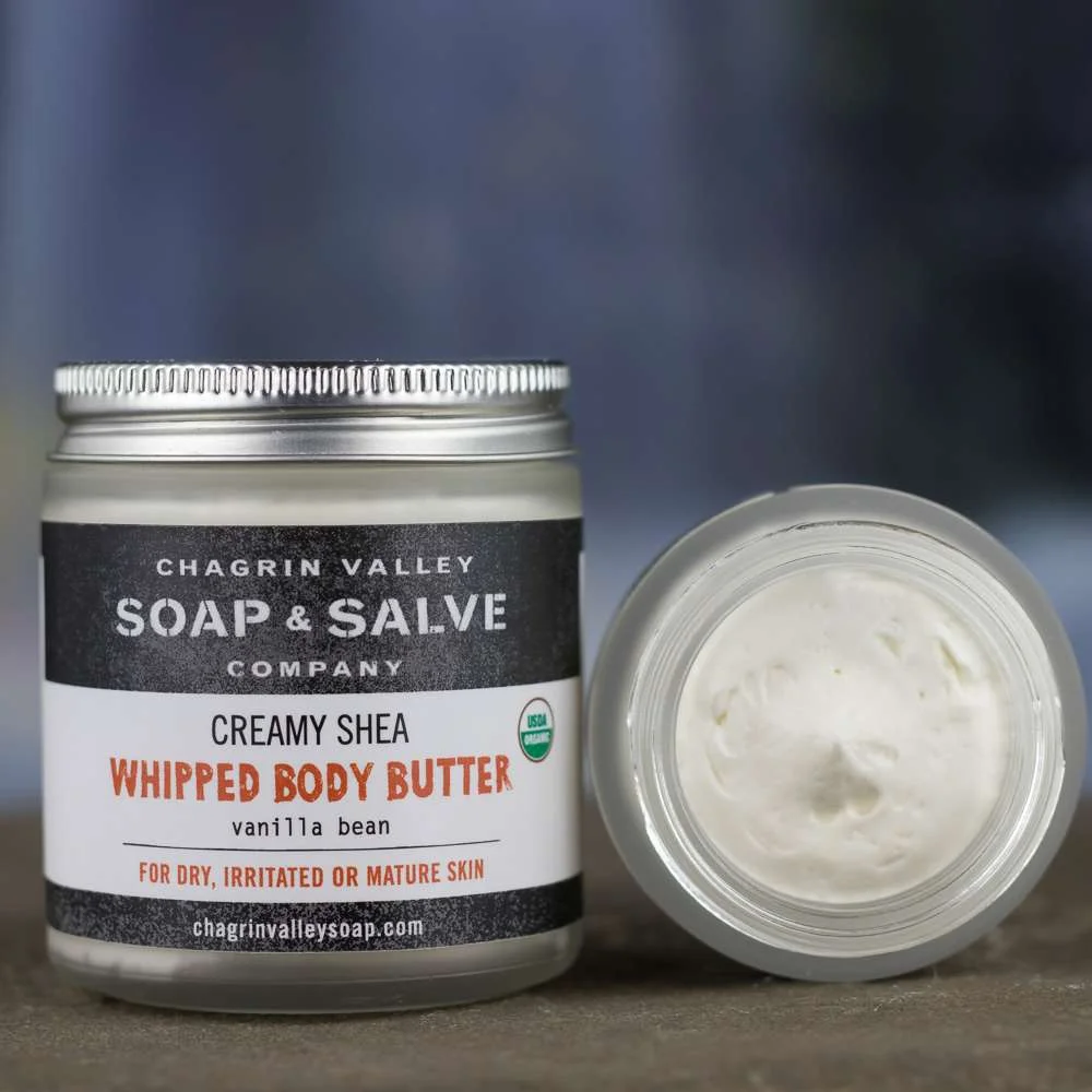 Chagrin Valley Soap & Salve Company Whipped Body Cream Vanilla Bean