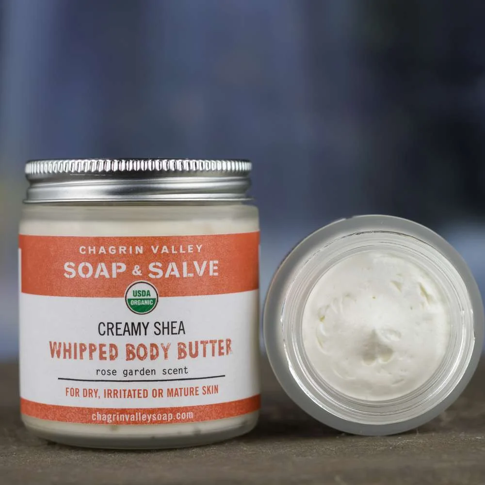 Kem dưỡng thể hương hoa hồng Chagrin Valley Soap & Salve Company Whipped Body Cream Rose Garden Scent