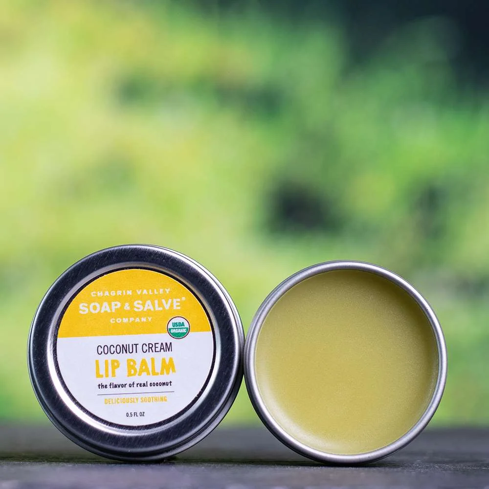Son dưỡng môi dừa Chagrin Valley Soap & Salve Company Lip Balm Coconut Cream