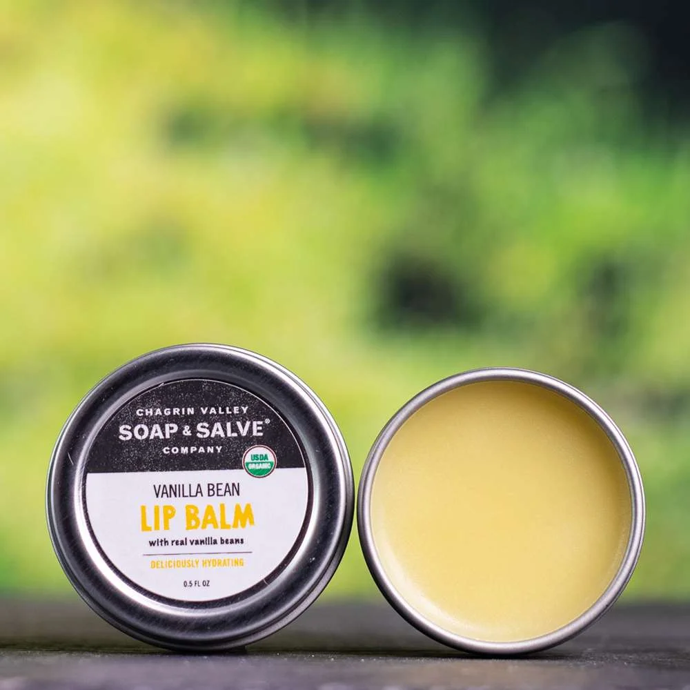 Son Dưỡng Môi vani đậu Chagrin Valley Soap & Salve Company Lip Balm Vanilla Bean