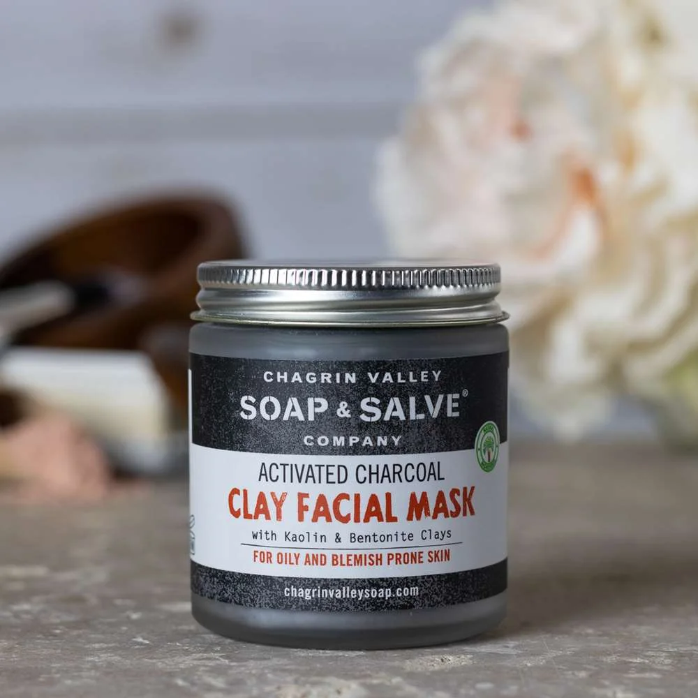 Chagrin Valley Soap & Salve Company Clay Face Mask Activated Charcoal