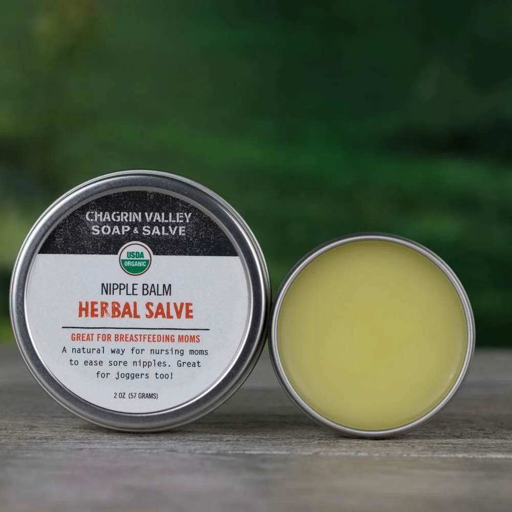 Sáp dưỡng thảo dược Chagrin Valley Soap & Salve Company Herbal Salve Nipple Balm