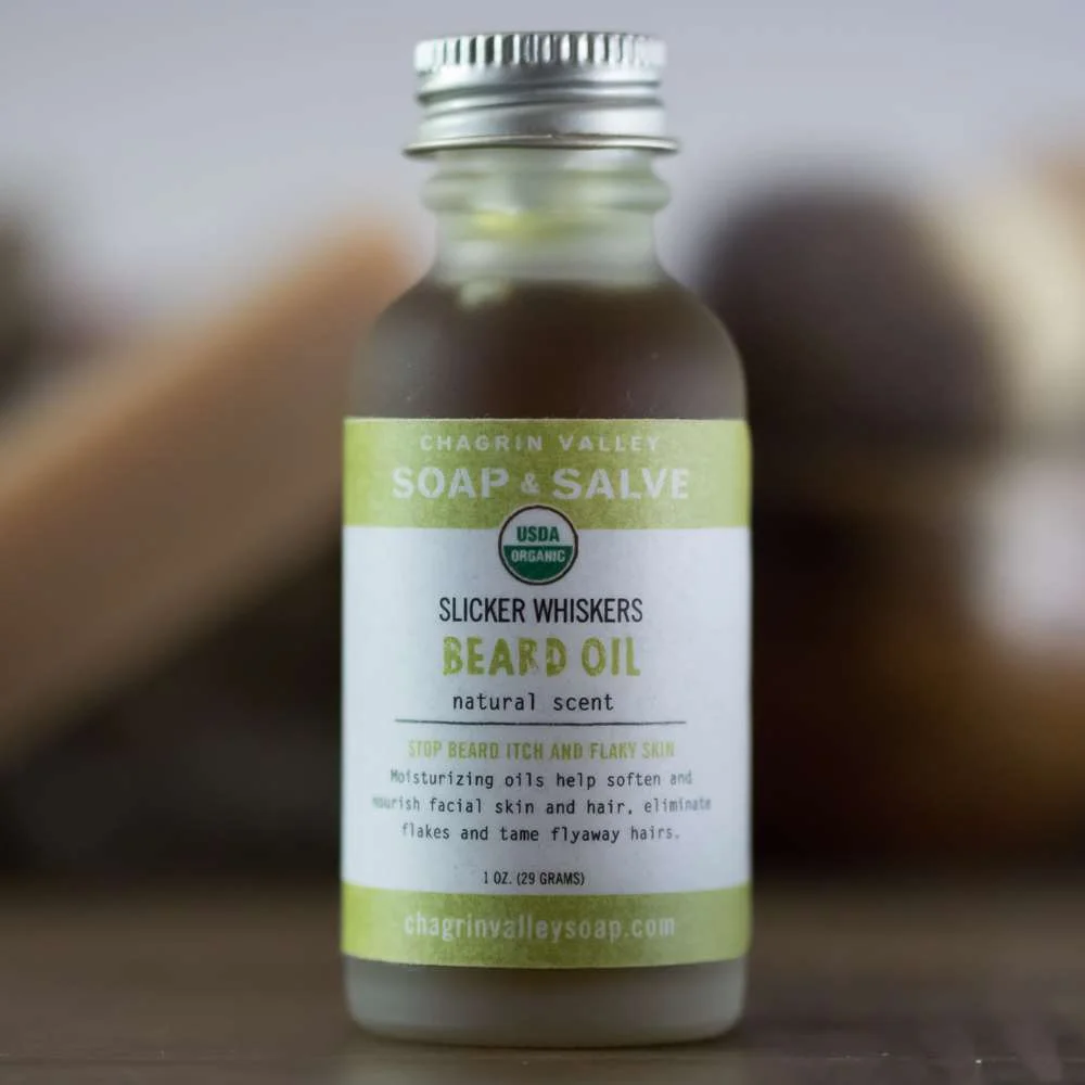 Chagrin Valley Soap & Salve Company Beard Oil Natural Scent