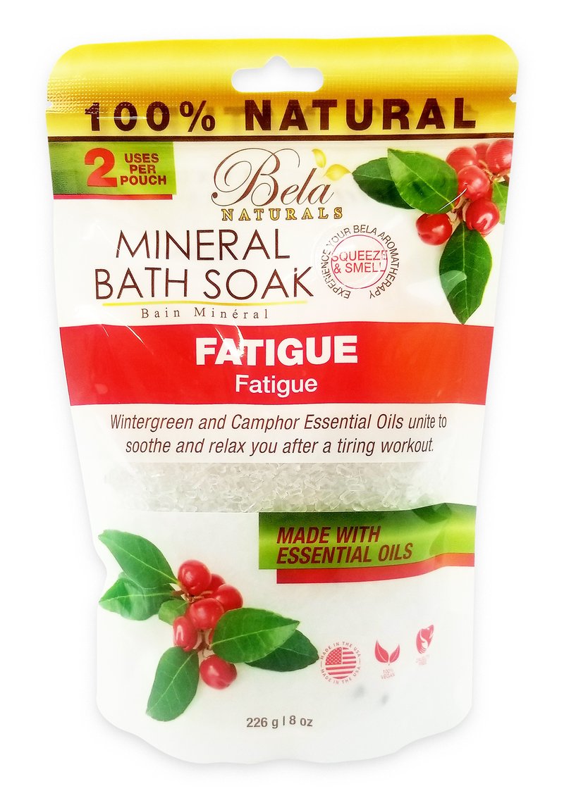 Full ingredients list Bela Fitness Fatigue Mineral Bath Soak