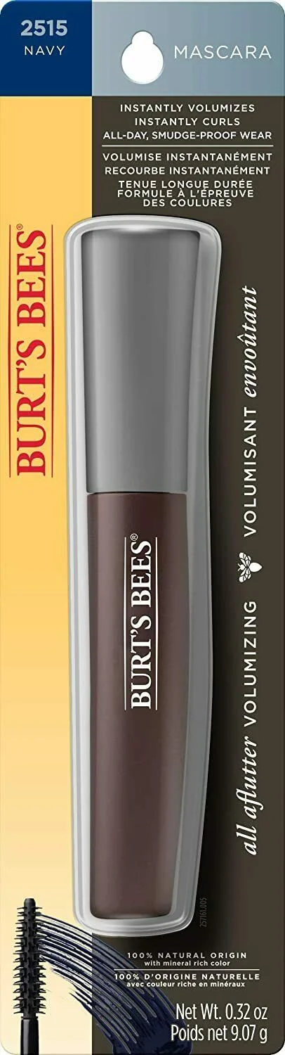 Burt's Bees All Day Aflutter Volumizing Mascara 2515 Navy