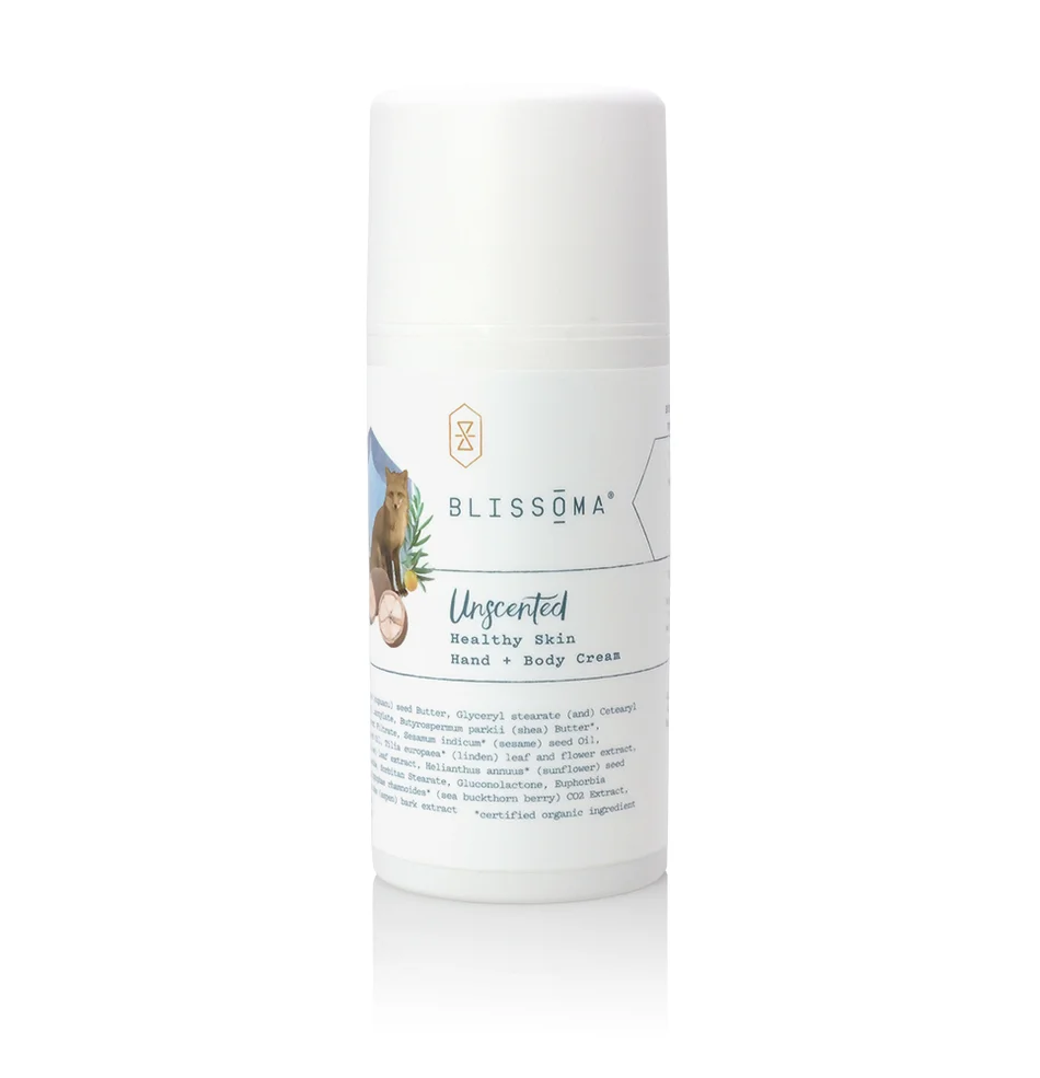 Blissoma Healthy Skin Hand and Body Cream Unscented