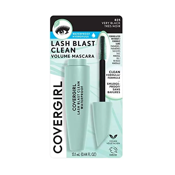 CoverGirl Lash Blast Clean Waterproof Volume Mascara Very Black 825