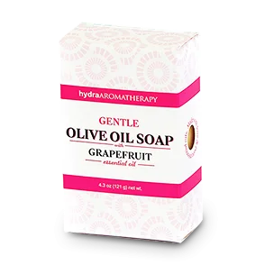 Hydra Aromatherapy Gentle Olive Oil Soap With Grapefruit Essential Oil