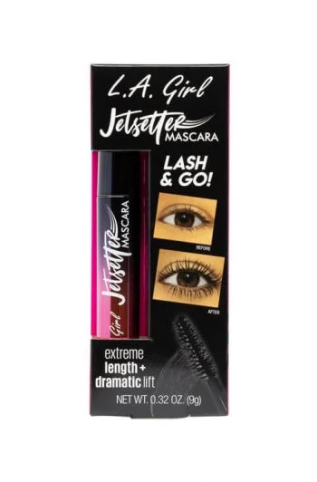 La Girl Extreme Length Dramatic Lift Jetsetter Mascara Black