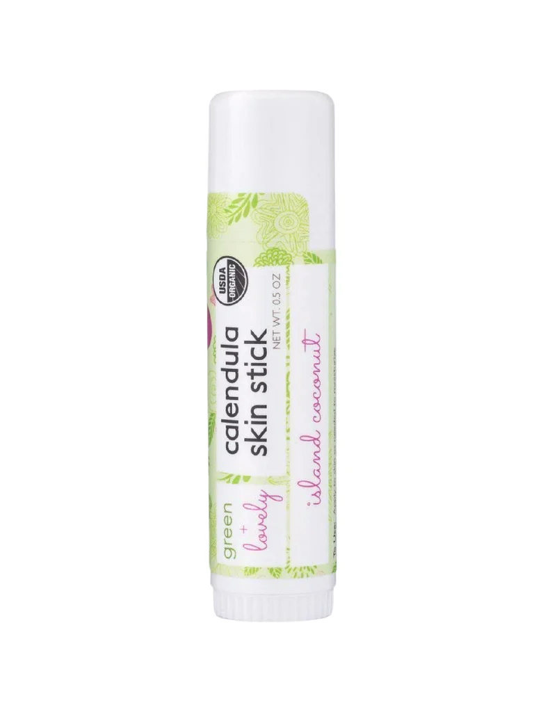 Green Lovely Calendula Skin Stick Island Coconut